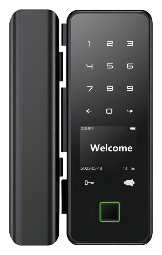 OKT-1105 — Cerradura para puerta de cristal